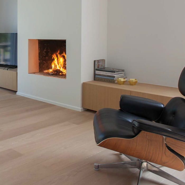 parquet chimenea