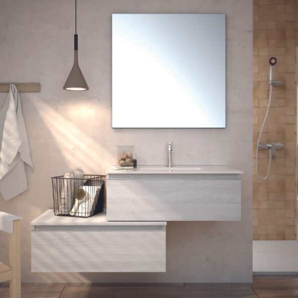 Mueble de baño suspendido modular con módulos independientes