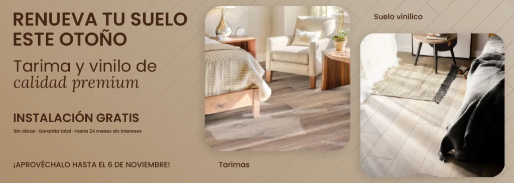 Renueva tu suelo - Tarimas & Suelo Vinílico - Instalación Gratis