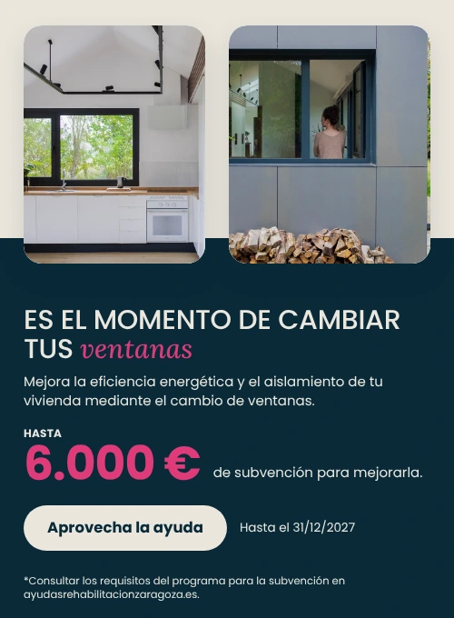 Aprovecha las subvenciones de hasta 6.000 € para la rehabilitación de tu vivienda en Zaragoza.